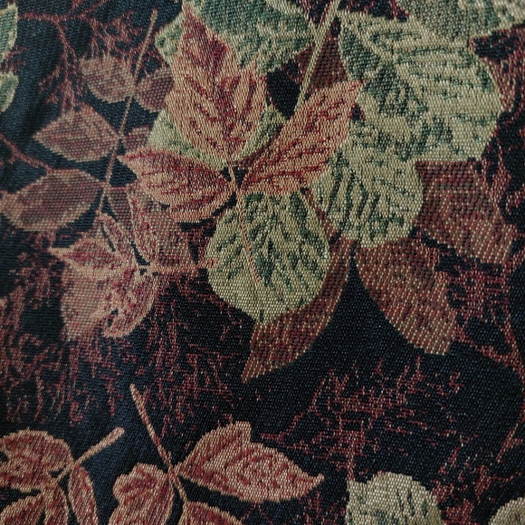 Vintage Serengeti Fall Leaf Print Tapestry Lightweight Basic Plus Size Blazer XL - Picture 6 of 10